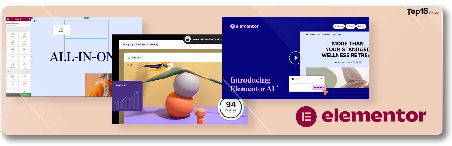 Features Elementor Design Elementor Review: Want to Build Websites with Ease? | Top15Online.com